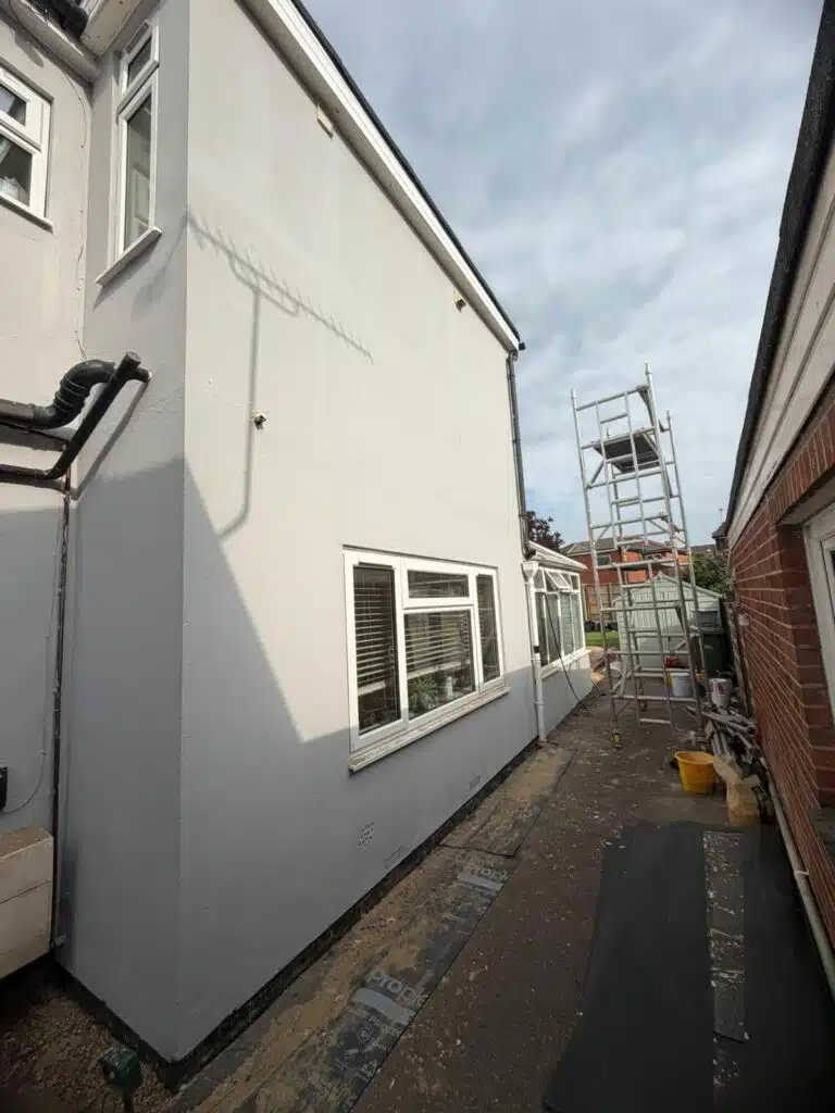 Exterior render & flashing repair