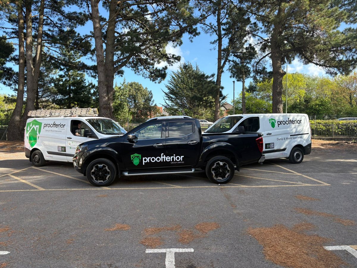 Proofterior branded van fleet