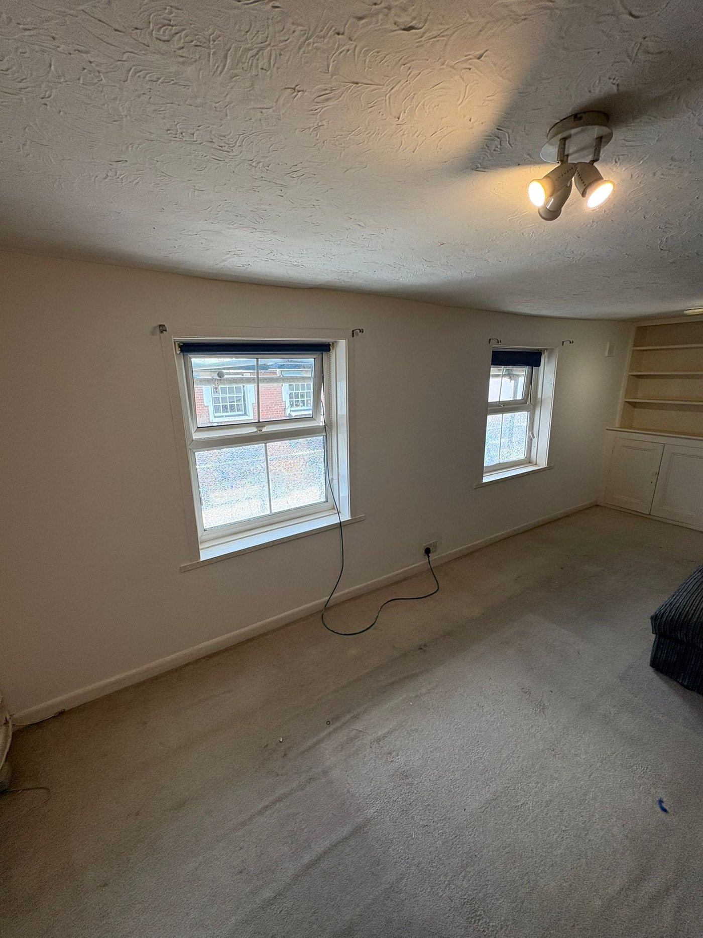 Fully reinstated and redecorated room after water damage restoration